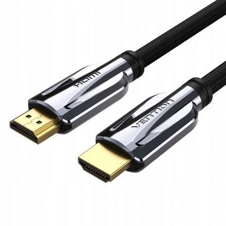 Cabo HDMI 2.1 Vention / 8K / 3m / Cinza e Preto / VEN-CAB_HDMI_AALBI