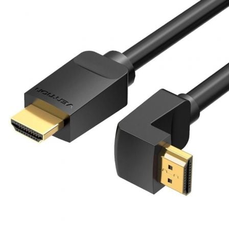 Cabo HDMI 2.0 Vention AAQBI 4K Angulado 3m Preto