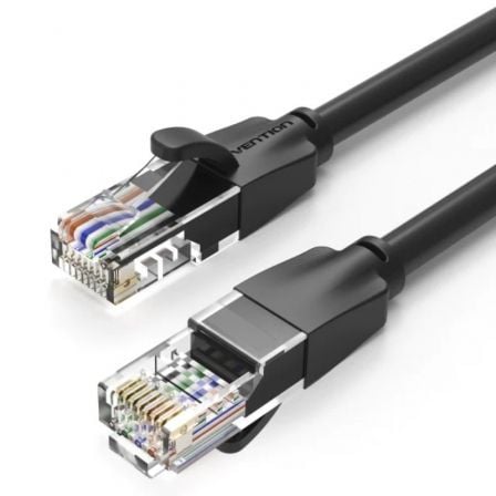 Cable de Red RJ45 UTP Vention / Cat.6 / 1.5m / Preto / VEN-CAB_IBEBG
