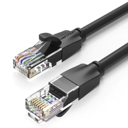 Cable de Red RJ45 UTP Vention IBEBY Cat.6/ 30cm/ Negro_0