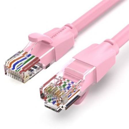 Cable de Red RJ45 Vention / Cat.6 2m / Rosa / VEN-CAB_IBEPH