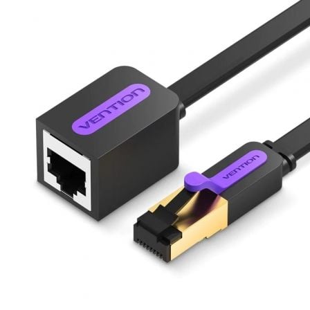 Cable Alargador de Rede Vention / Cat.7 / 3m / Preto / VEN-CAB_ICBBI