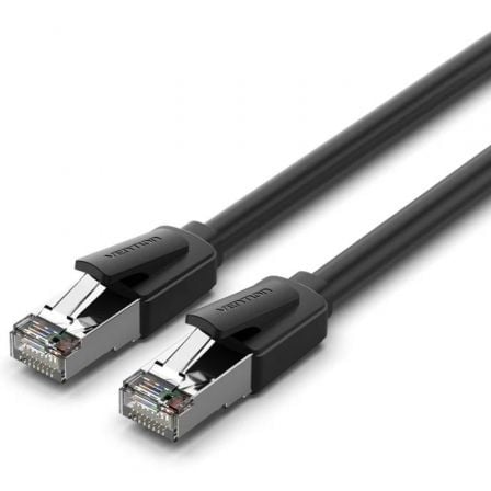 Cabo de Rede RJ45 SFTP Vention / Cat.8 / 1.5m / Preto / VEN-CAB_IKKBG