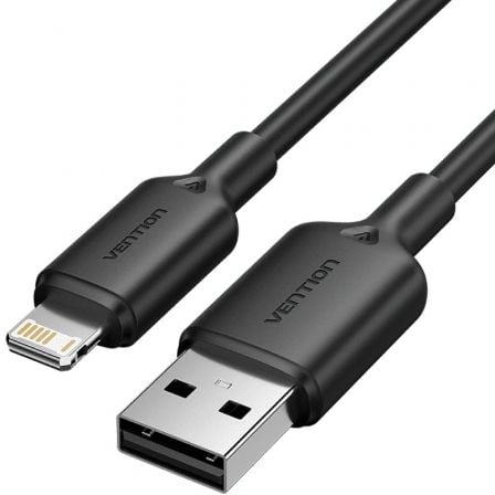 Cabo USB 2.0 Lightning Vention / 1m / Preto / LAMBF