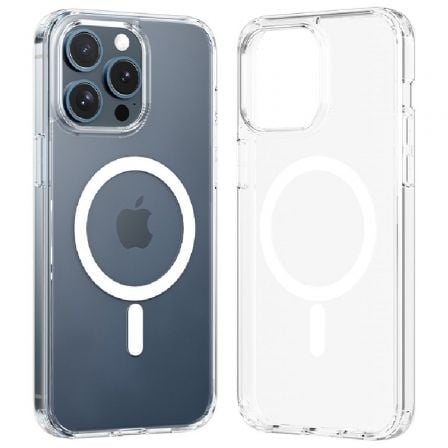 Funda Dura con Magsafe Vention KUBT0-40/ Compatible con iPhone 14 Pro Max/ Transparente_1
