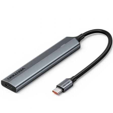Hub USB Tipo-C 3.2 Vention CKYHB/ 4xUSB Tipo-C/ 1xUSB Tipo-C PD_0