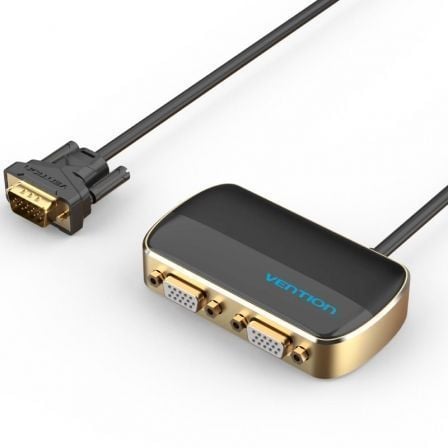 Divisor VGA VENTION / 2x VGA Fêmea / 1m / Preto / DBABF