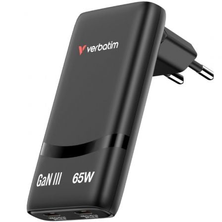 Verbatim Fold n Go GaN Charger 65W 2xUSB C schw.klappb.St.32354_0