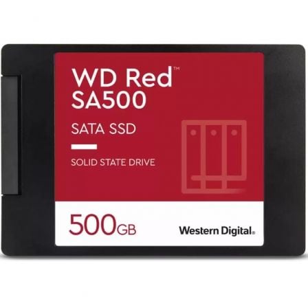 Disco SSD Western Digital WD Red SA500 NAS 500GB/ SATA III_0