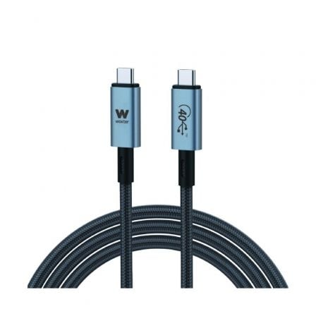 Cabo USB 3.1 Tipo-C Woxter / 2m / Preto / PE26-183