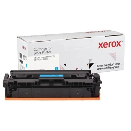 Tóner compatible Xerox 006R04197 compatible con HP W2211X Alta Capacidad/ 2450 páginas/ Cian_0