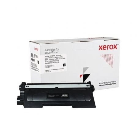 Tóner compatible Xerox 006R04205 compatible con Brother TN-2320/ 2600 páginas/ Negro_0