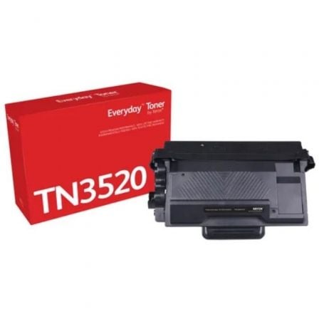 Tóner compatible Xerox 006R05201 compatible con Brother TN3520 Alta Capacidad/ 20000 páginas/ Negro_1