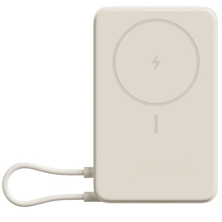 Powerbank 10000mAh Xiaomi Magnetic Power Bank 10000/ Wireless/ Beige_0