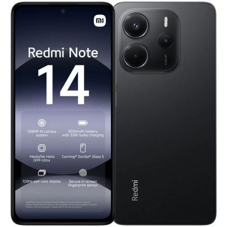 Smartphone Xiaomi Redmi Note 14 6GB/ 128GB/ 6.67"/ Negro_0