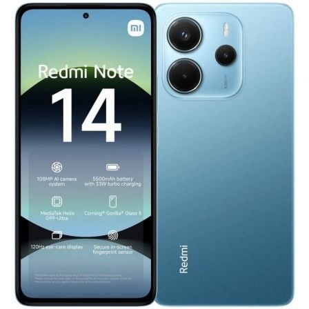 Smartphone Xiaomi Redmi Note 14 8GB/ 256GB/ 6.67"/ Azul_0