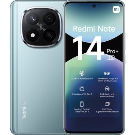 Smartphone Xiaomi Redmi Note 14 Pro+ 12GB/ 256GB/ 6.67"/ 5G/ Azul_0