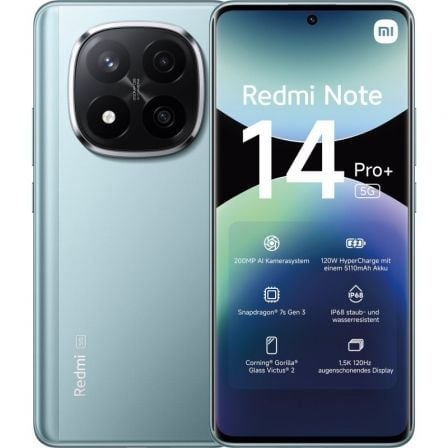 Smartphone Xiaomi Redmi Note 14 Pro+ 8GB/ 256GB/ 6.67"/ 5G/ Azul_0