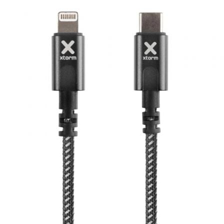 Cabo USB Tipo-C Lightning Xtorm CX2041 / Preto / 60W / 3m