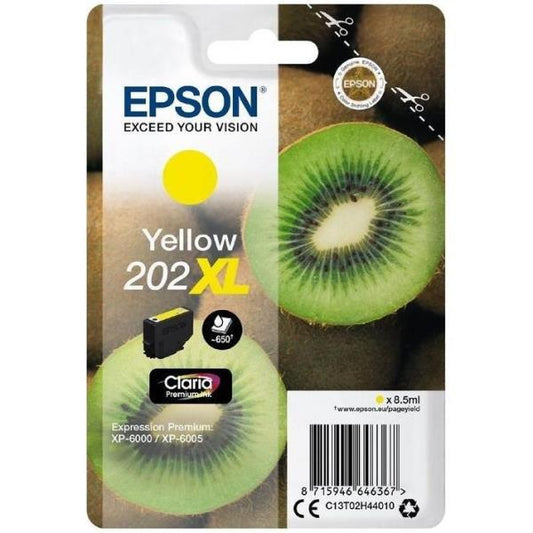 KIWI 202 INCHIOSTRI CLARIA  PREMIUM, 202XL, KIWI, CONFEZIONE SINGOLA, 1 X      8,5 ML GIALLO, ELE_0