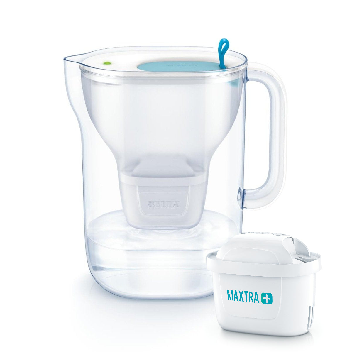 BRITA JUG STYLE 2,4L. BLUE-SOFT GREY + PACK 3 FILTERS MAXTRA PRO_0