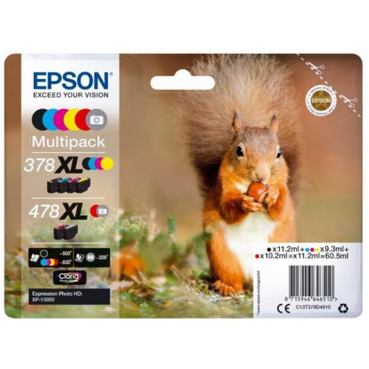 Multipack Tinte EPSON / Preto / C13T379D4010_0