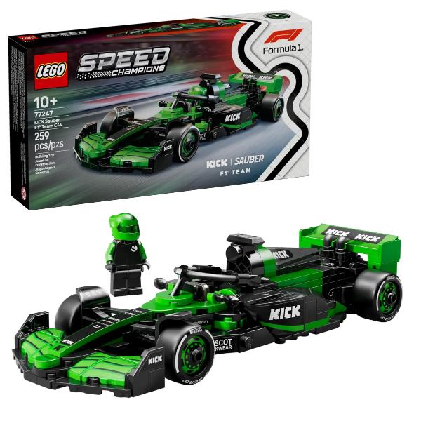 Rennauto LEGO / Preto / 77247 Speed Champions KICK Sauber F1 Team C44_0