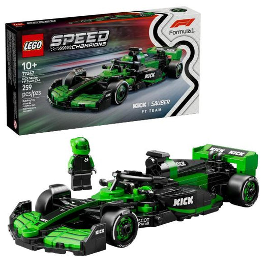 Rennauto LEGO / Preto / 77247 Speed Champions KICK Sauber F1 Team C44_0