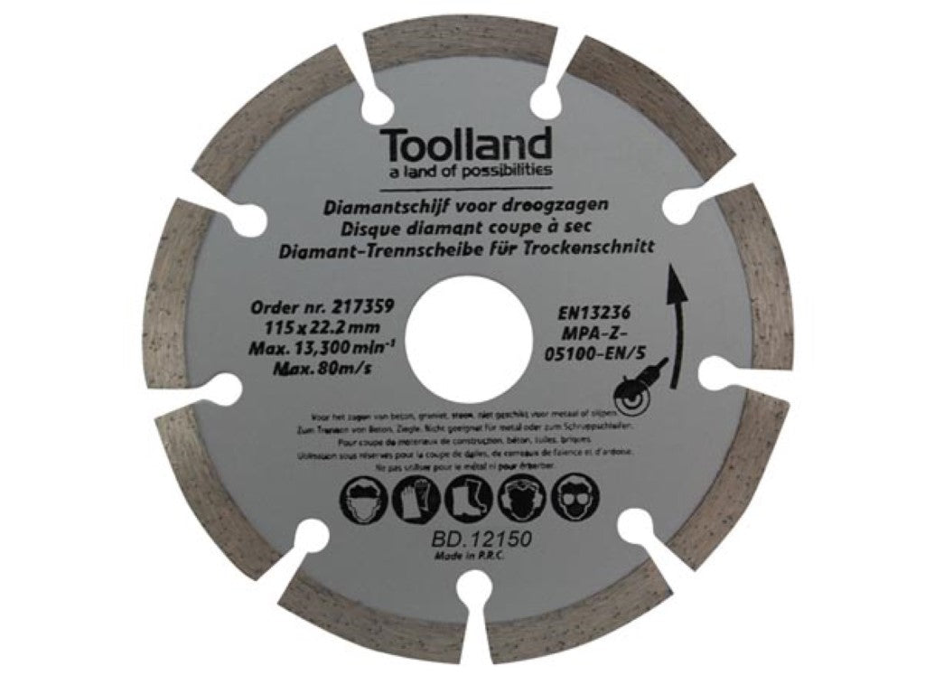 CONJUNTO DE DISCOS DIAMANTADOS - 150 mm - SEGMENTADOS - 2 unid._0