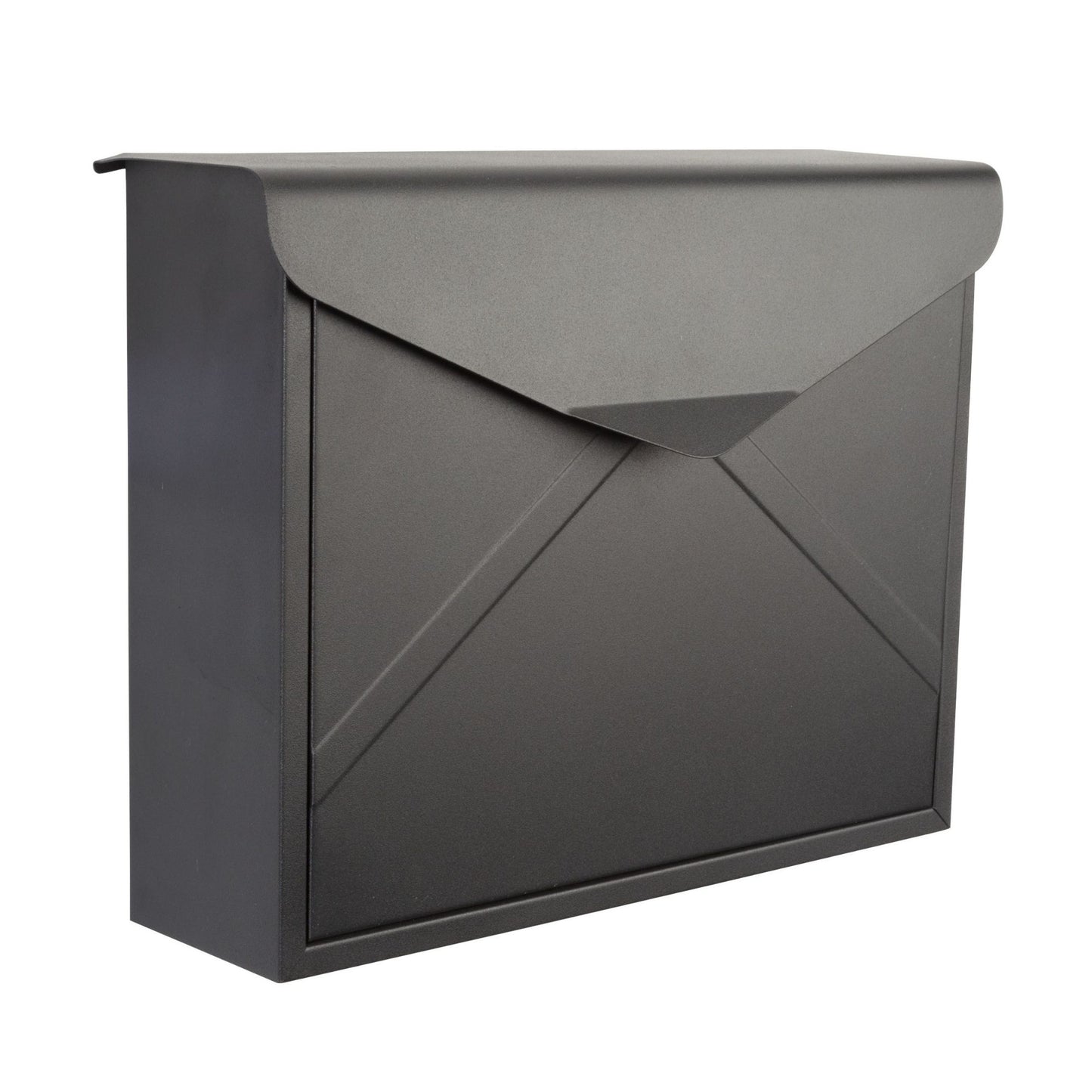 CAIXA DE CORREIO - VERONA - PRETO MATE - 38 x 29 x 11,5 cm_0