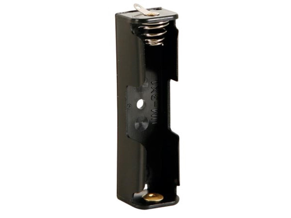 suporte de pilhas para 1 x pilha aa (com terminais de soldadura)_0