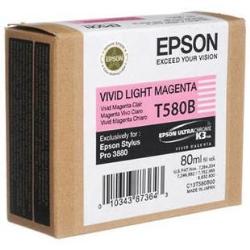 Epson ink cartridge vivid light magenta T 580 80 ml       T 580B_0