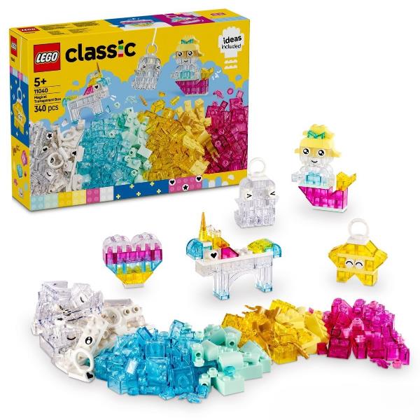 11040 Classic Zauberbox mit durchsichtigen Steinen, Konstruktionsspielzeug_0
