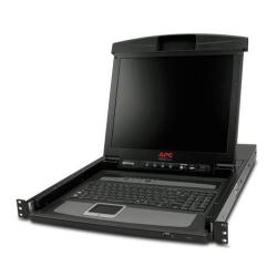 Console LCD rack 17" con commutatore KVM analogico a 8 porte integrato (AP5808)_1