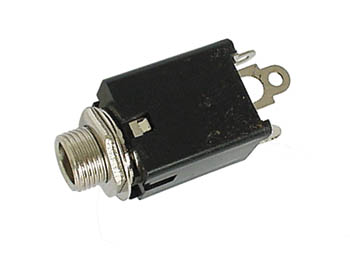 CONECTOR JACK FÊMEA DE 6,35mm - COM INTERRUPTOR - ESTÉREO_0