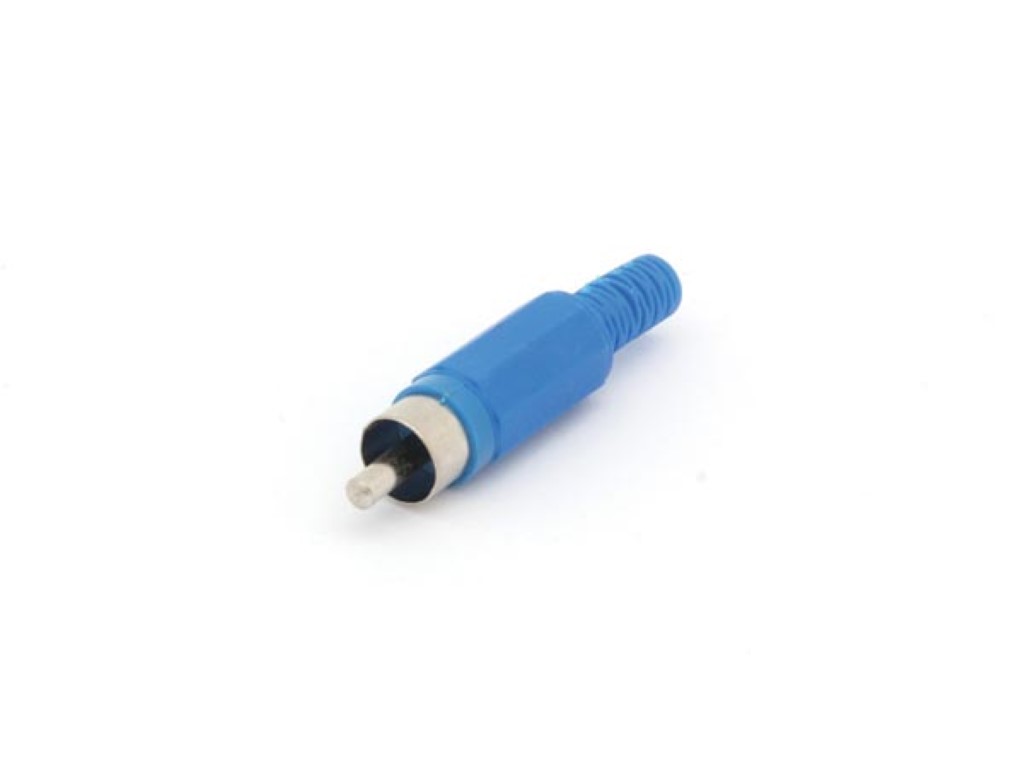 PLUG RCA MACHO - AZUL_0