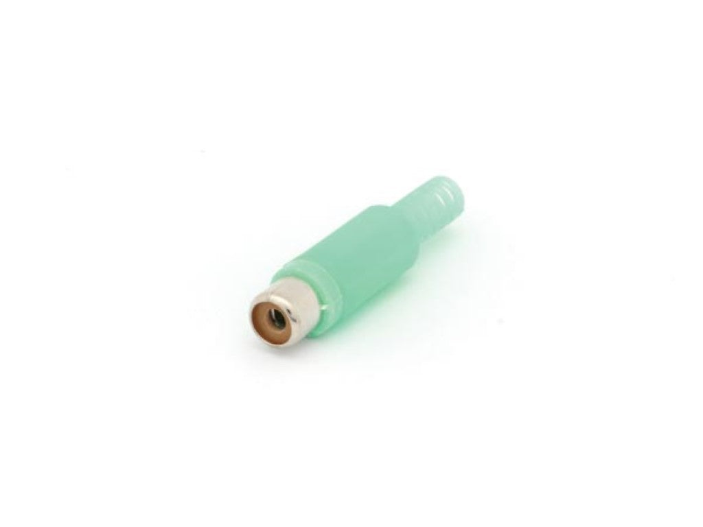 PLUG RCA FÊMEA - VERDE_0