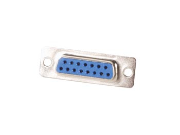 CONECTOR SUB-D FÊMEA DE 15 PINOS - MONTAGEM NO CHASSI_0