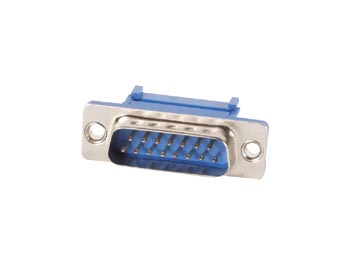 CONECTOR SUB-D MACHO DE 15 PINOS PARA CABO PLANO_0
