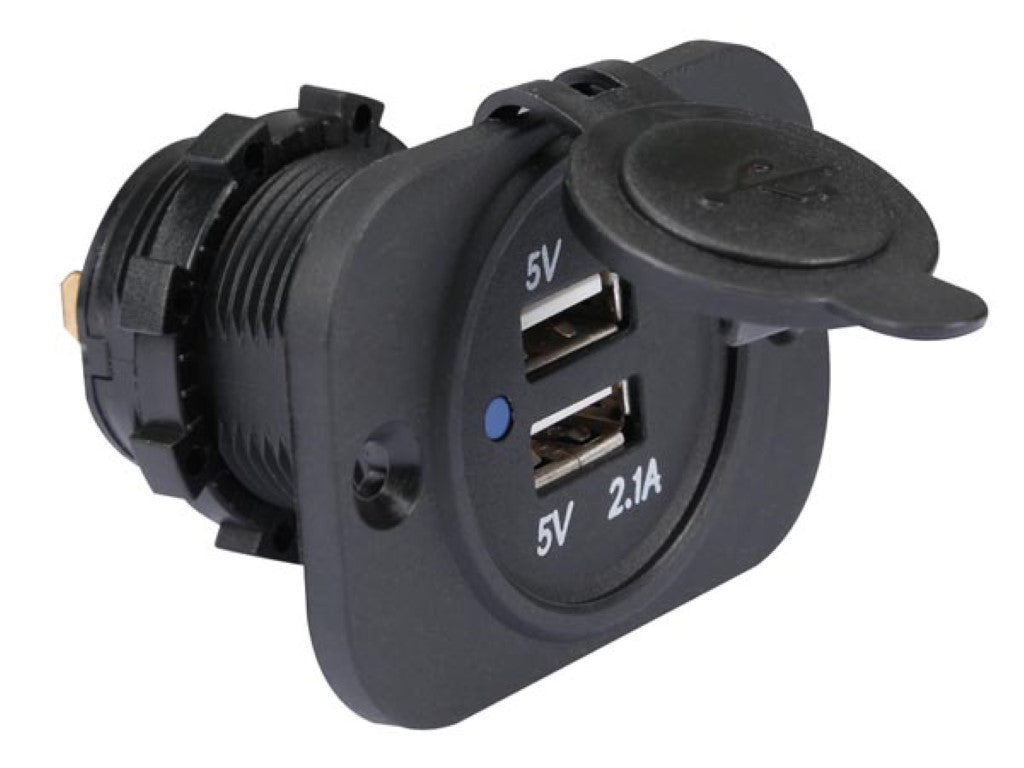 TOMADA USB DE EMBUTIR (12-24 VDC IN, 5 V OUT)_0