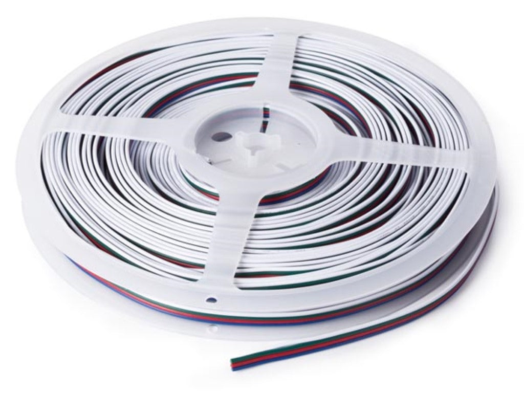 CABO RGB 4-CONDUTORES PARA FAIXAS LED (25 m) 4 x 0.33mm²_0