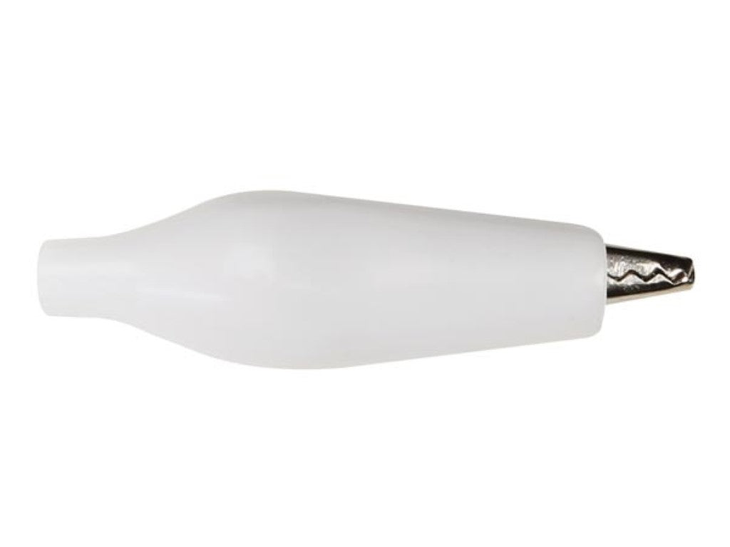CLIP ALLIGATOR COM PÉ 27mm - BRANCO_0