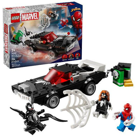 76309 Marvel Super Heroes Spider-Man vs. Venom Muscle-Car, Konstruktionsspielzeug_0