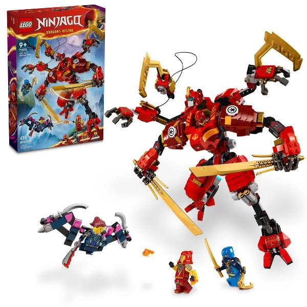 Konstruktionsspielzeug LEGO 71812 Ninjago Kais Ninja-Kletter-Mech / Preto_0