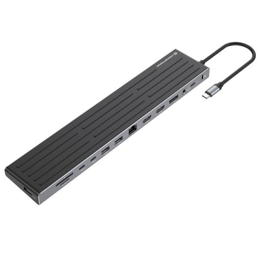 Docking Station Conceptronic 14-in-1 USB 3.2 Gen 1 / Preto / 4015867241288_0