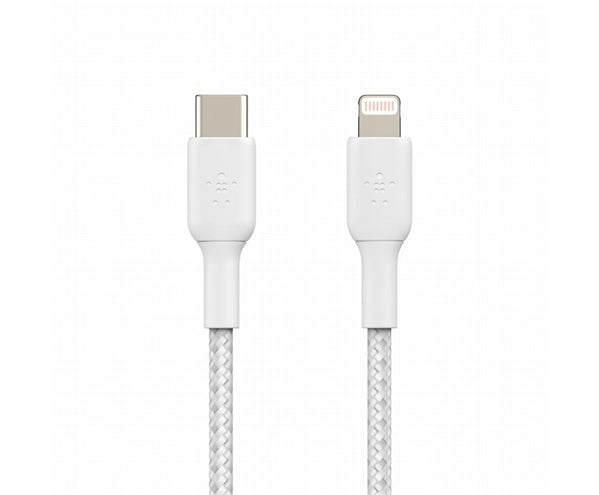 CAVO INTRECCIATO DA USB-C A LIGHTNING 1M - BIANCO_0