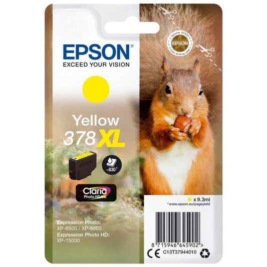Epson ink cartridge yellow Claria Photo HD 378 XL    T 3794_0