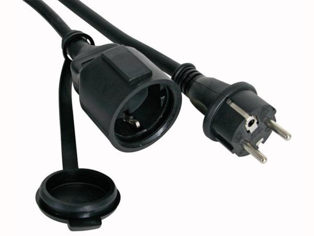 CABO DE EXTENSÃO EM BORRACHA - 10 m - 3G1.5 - TOMADA TIPO ALEMÃO_0