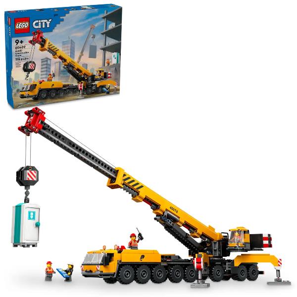 60409 City Mobiler Baukran, Konstruktionsspielzeug_0