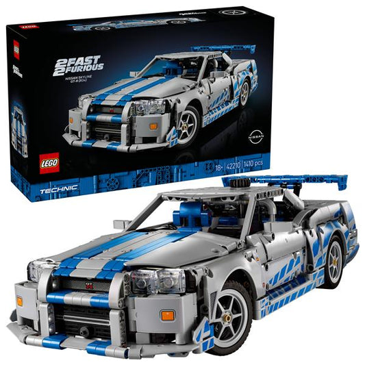 Konstruktionsspielzeug LEGO / Preto / 42210 Technic 2 Fast 2 Furious Nissan Skyline GT-R(R34) Flitzer_0